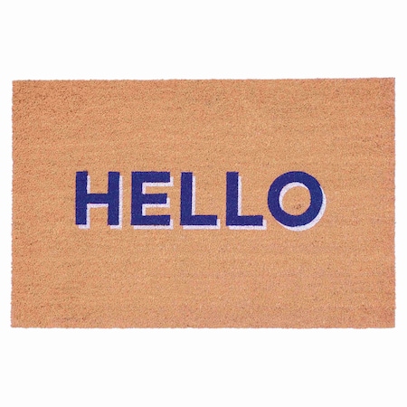 Calloway Mills Doormat, Coir/Vinyl, 17 in W x 29 in L 112171729